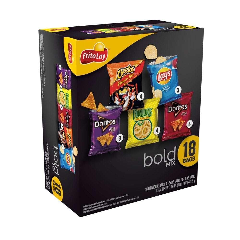 Bold Mix Variety Pack Snack Chips, 18 Count Multipack - Image 3