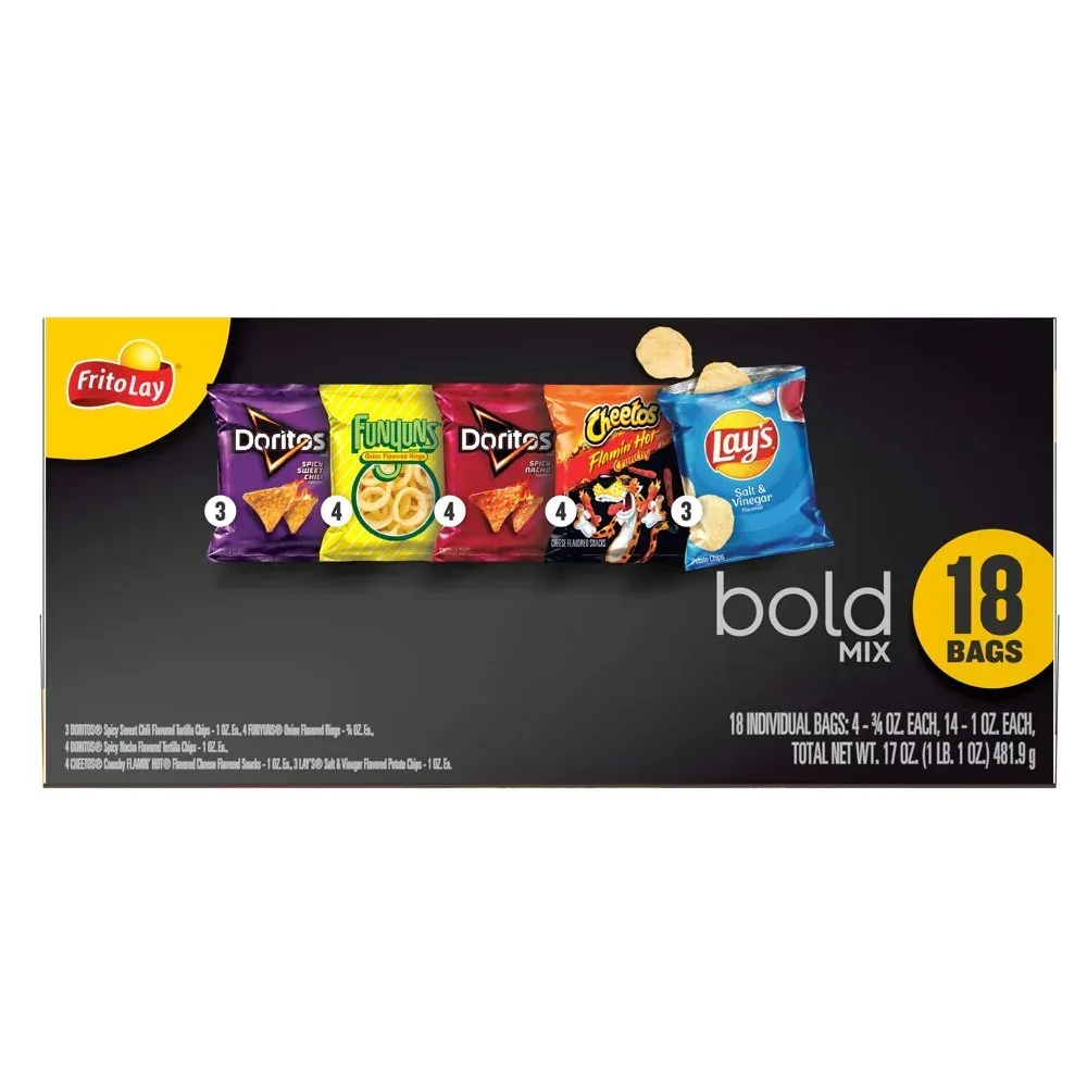 Bold Mix Variety Pack Snack Chips, 18 Count Multipack - Image 6