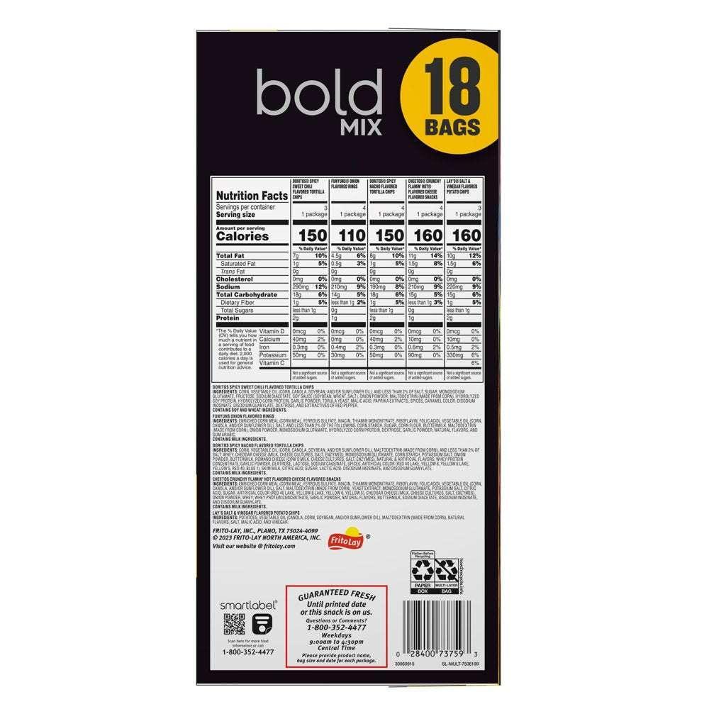 Bold Mix Variety Pack Snack Chips, 18 Count Multipack - Image 9