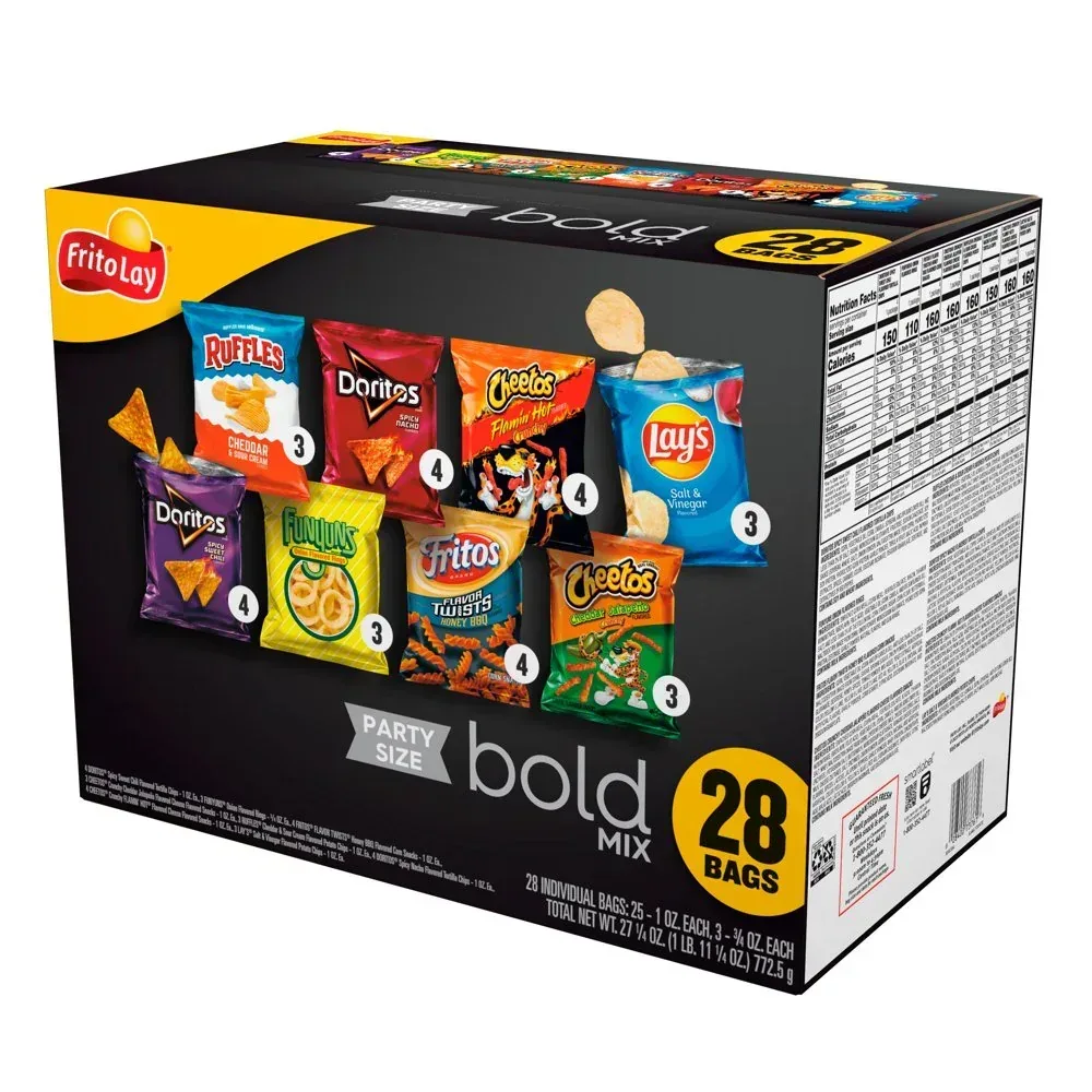 Bold Mix Variety Pack Snack Chips, 28 Count Multipack - Image 4