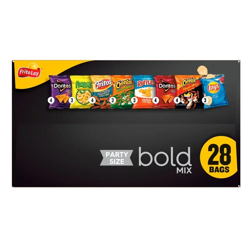 Bold Mix Variety Pack Snack Chips, 28 Count Multipack - Image 6