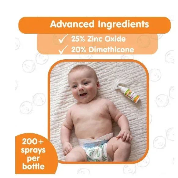 Boogie No-Rub Liquid Diaper Rash Spray with Zinc Oxide, 1.7 fl oz - Image 5