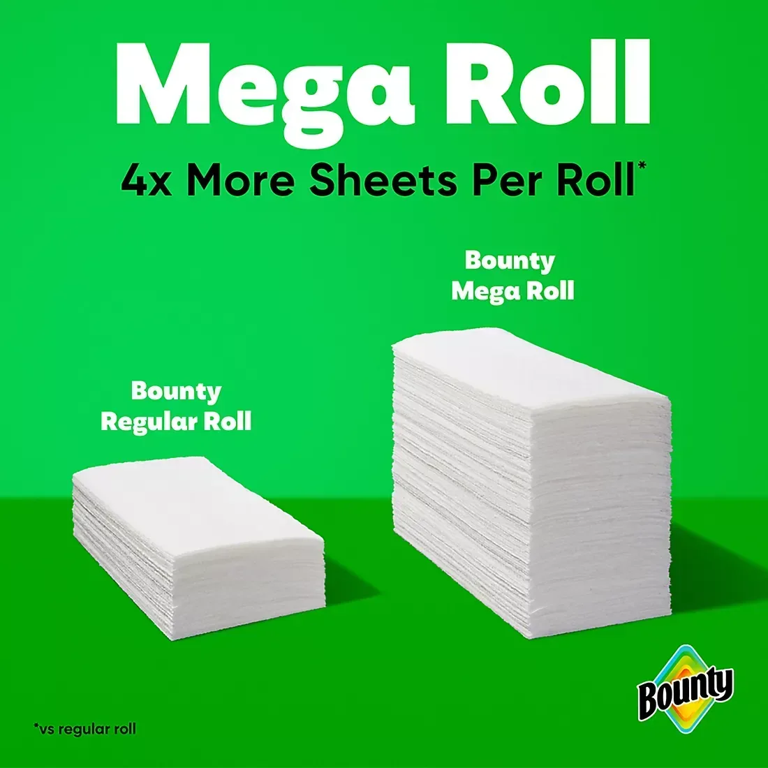 Bounty Select-a-Size Mega Roll Paper Towels, 12 pk./164 sheets per roll - Image 5
