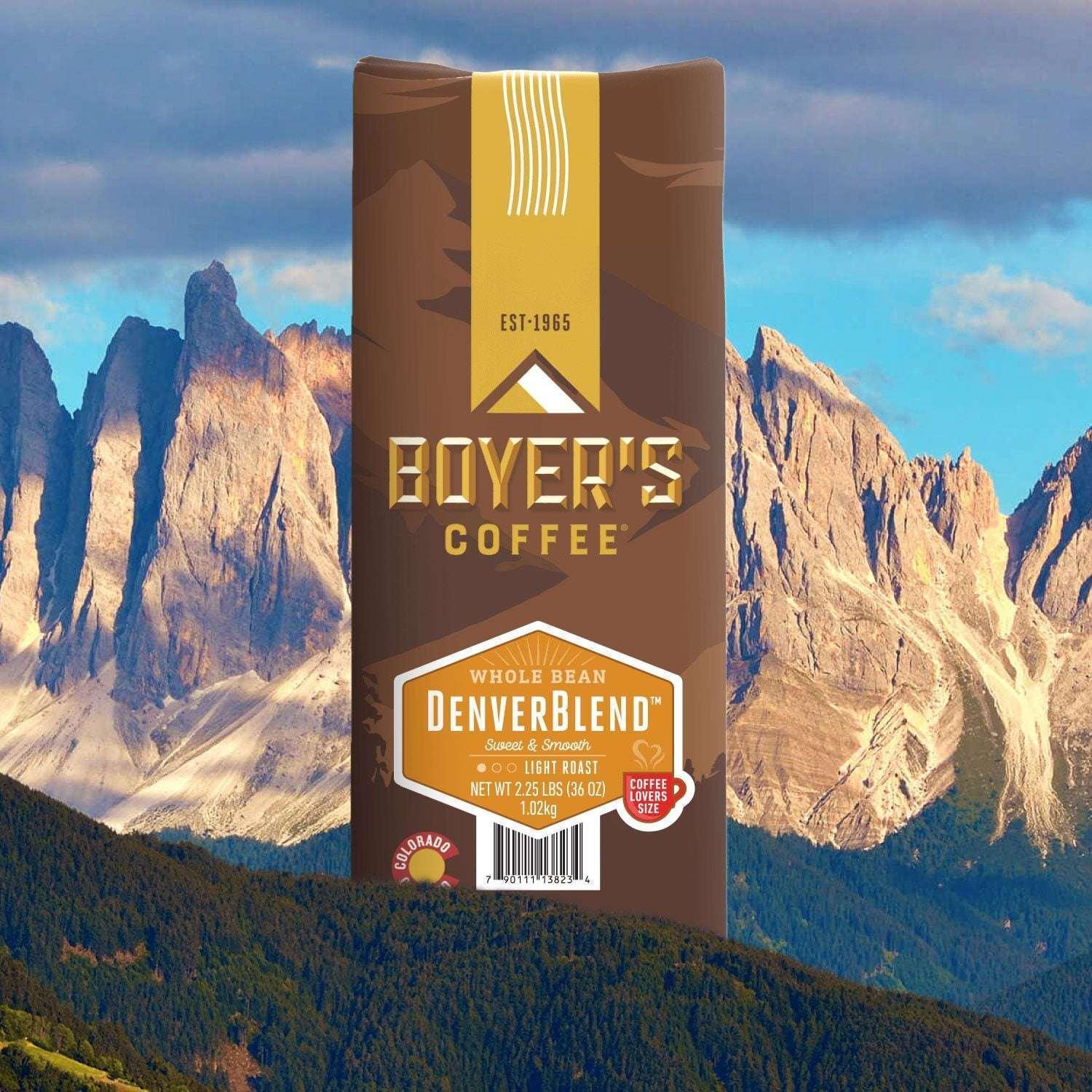 Boyer's Coffee DenverBlend Light Roast Whole Bean, 36 oz. - Image 6