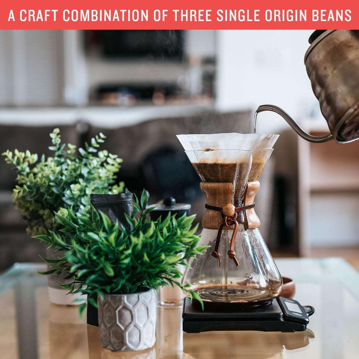 Boyer's Coffee Organic Dark Roast Whole Bean Coffee, Mash-Up Blend, 30 oz. - Image 3
