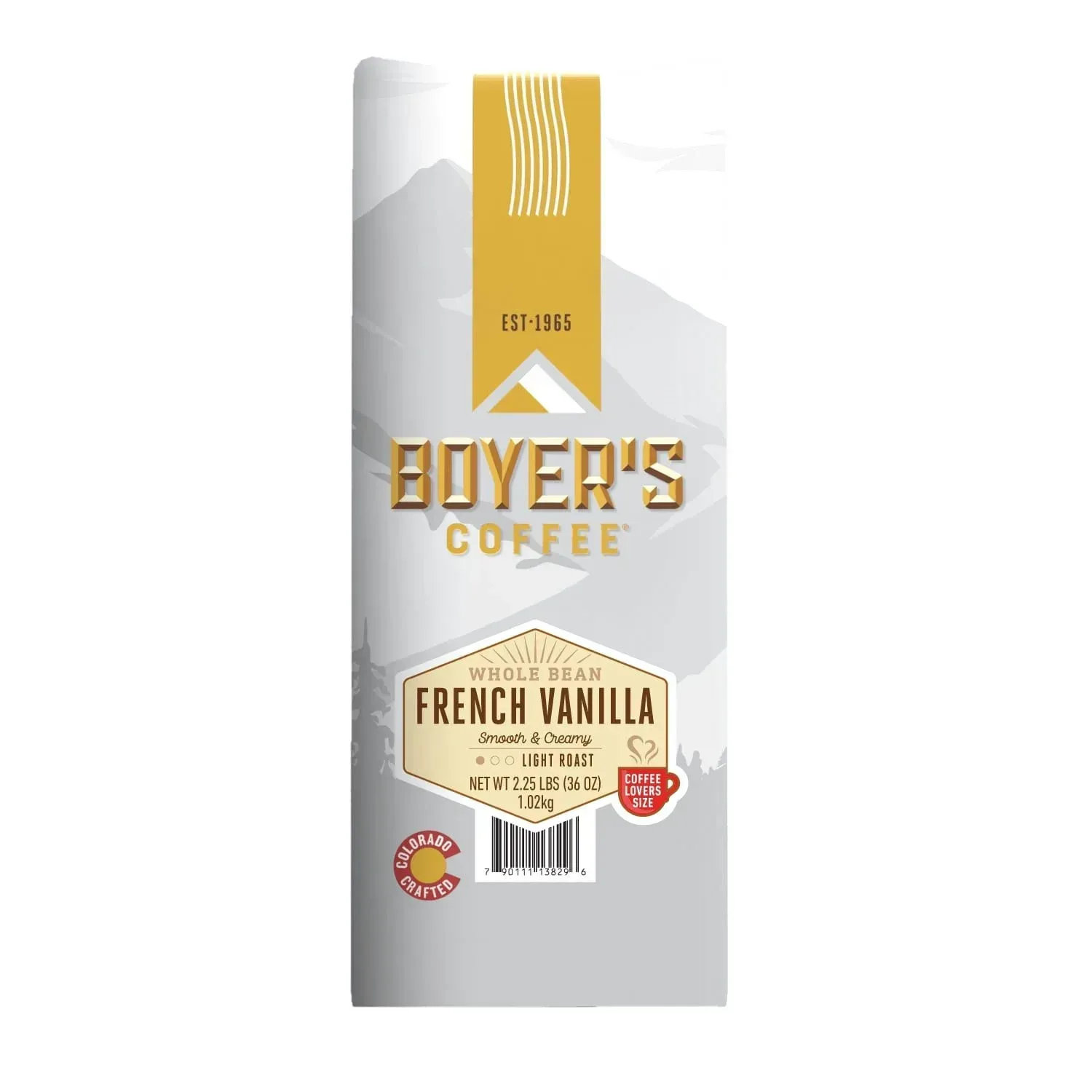 Boyer's Coffee Whole Bean French Vanilla, 36 oz.