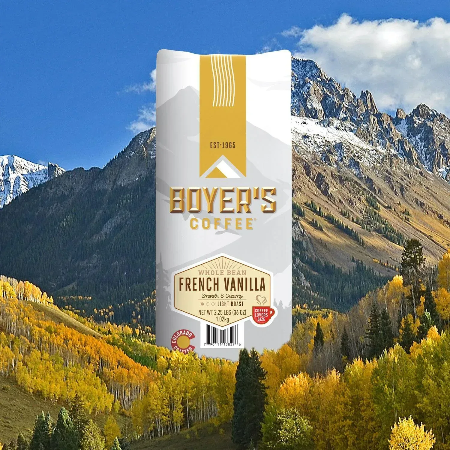 Boyer's Coffee Whole Bean French Vanilla, 36 oz. - Image 5