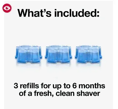 Braun Clean & Renew Cartridges with Lemon Fresh Scent, 3 pk. - Image 3