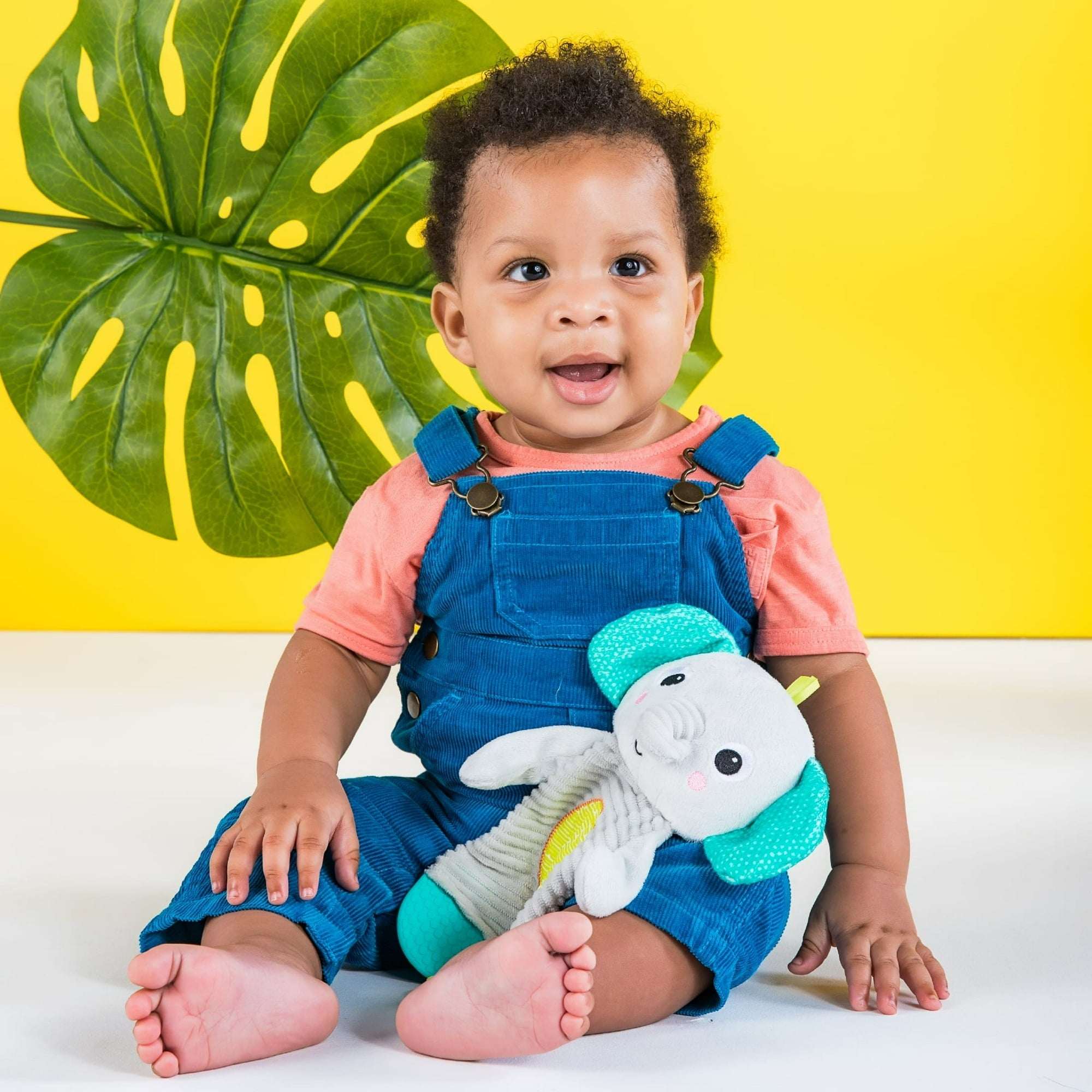 Bright Starts Snuggle & Teethe Plush Teether - Unisex, Ages Newborn + - Image 2
