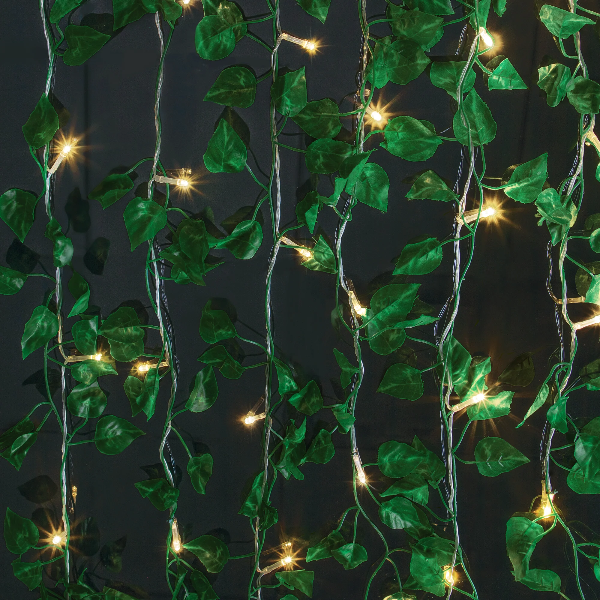 BrightSide LED Cascading Curtain Vine Indoor Lights, Warm White, 3.5ft W x 5ft H - Image 5