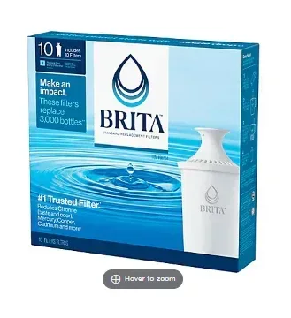 Brita Pour-Through Pitcher Replacement Filter, 10 pk. - Image 2