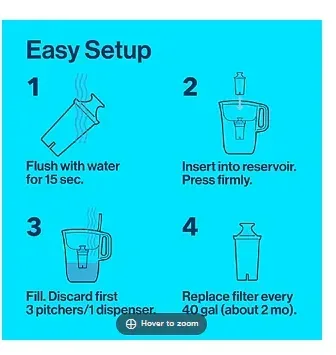 Brita Pour-Through Pitcher Replacement Filter, 10 pk. - Image 3