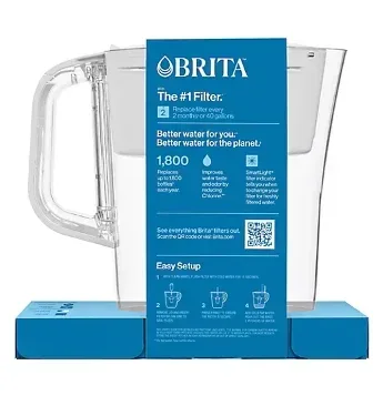 Brita Small 6-Cup Pitcher with 2 Brita Standard Filters - Image 2