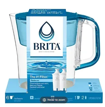 Brita Small 6-Cup Pitcher with 2 Brita Standard Filters - Image 3