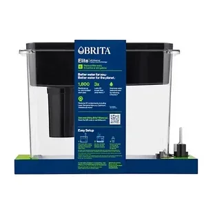 Brita UltraMax 27-Cup Filtered Water Dispenser with 2 Elite Filters - Black - Image 3