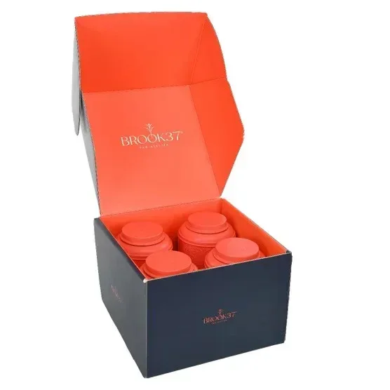 Brook 37 Curated Indulgence Tea Gift Collection, 4 Tins, 80 Tea Bags Total - Image 2