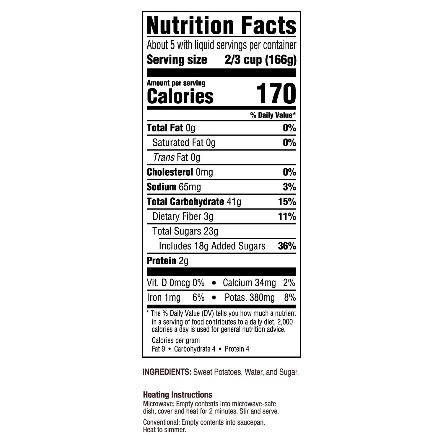 Bruce's Cut Yams, 29 oz., 4 pk. - Image 2