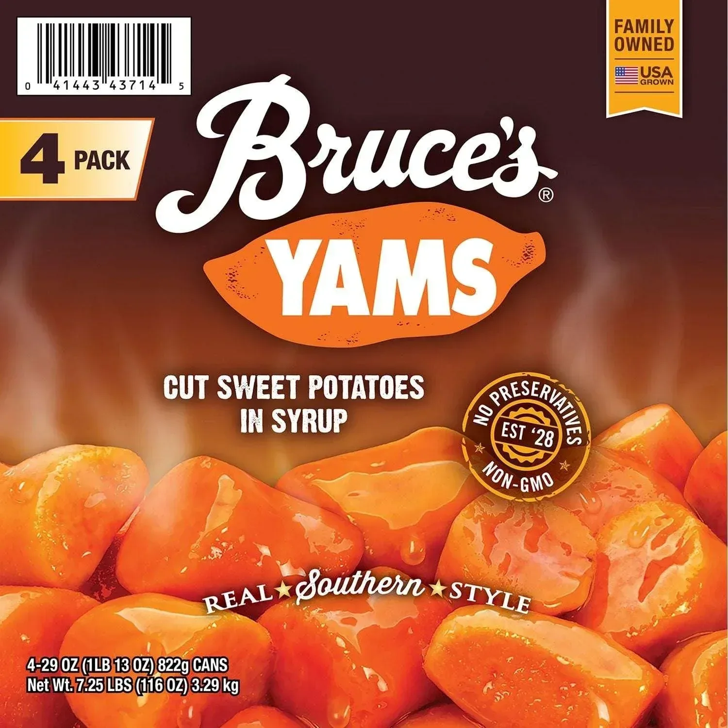 Bruce's Cut Yams, 29 oz., 4 pk. - Image 5