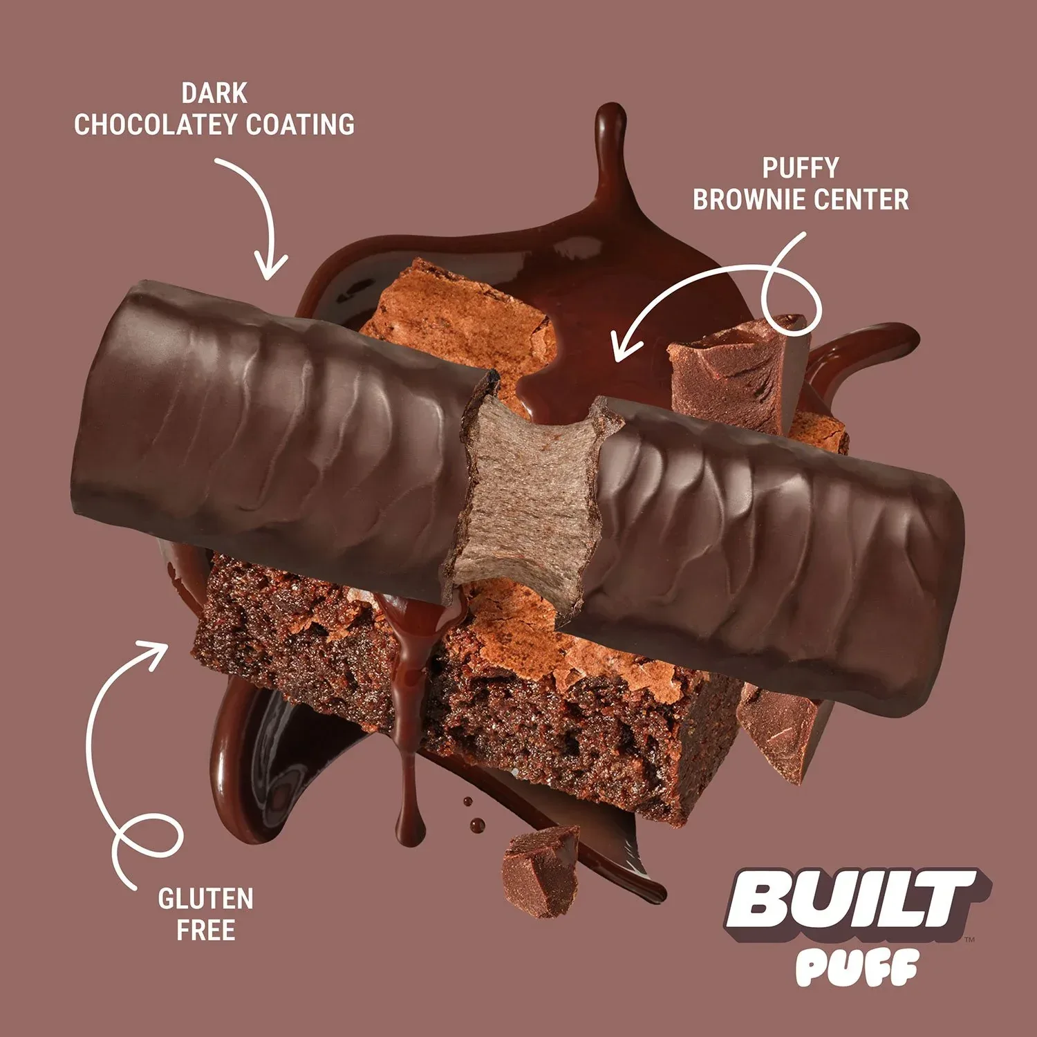 Built Bar Puff & Chunk Protein Bars, Variety Pack, 13 ct. - Image 2