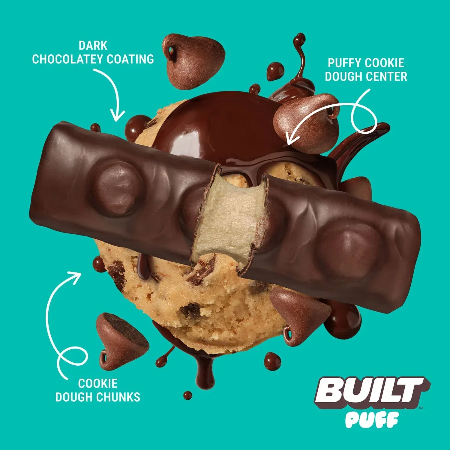 Built Bar Puff & Chunk Protein Bars, Variety Pack, 13 ct. - Image 3