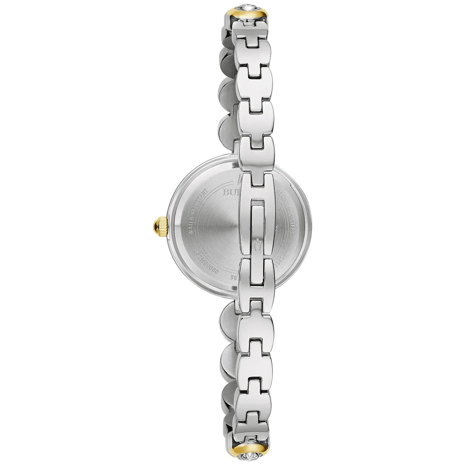 Bulova Ladies Crystal Collection Two-Tone 25mm Watch 98L299 - Image 3