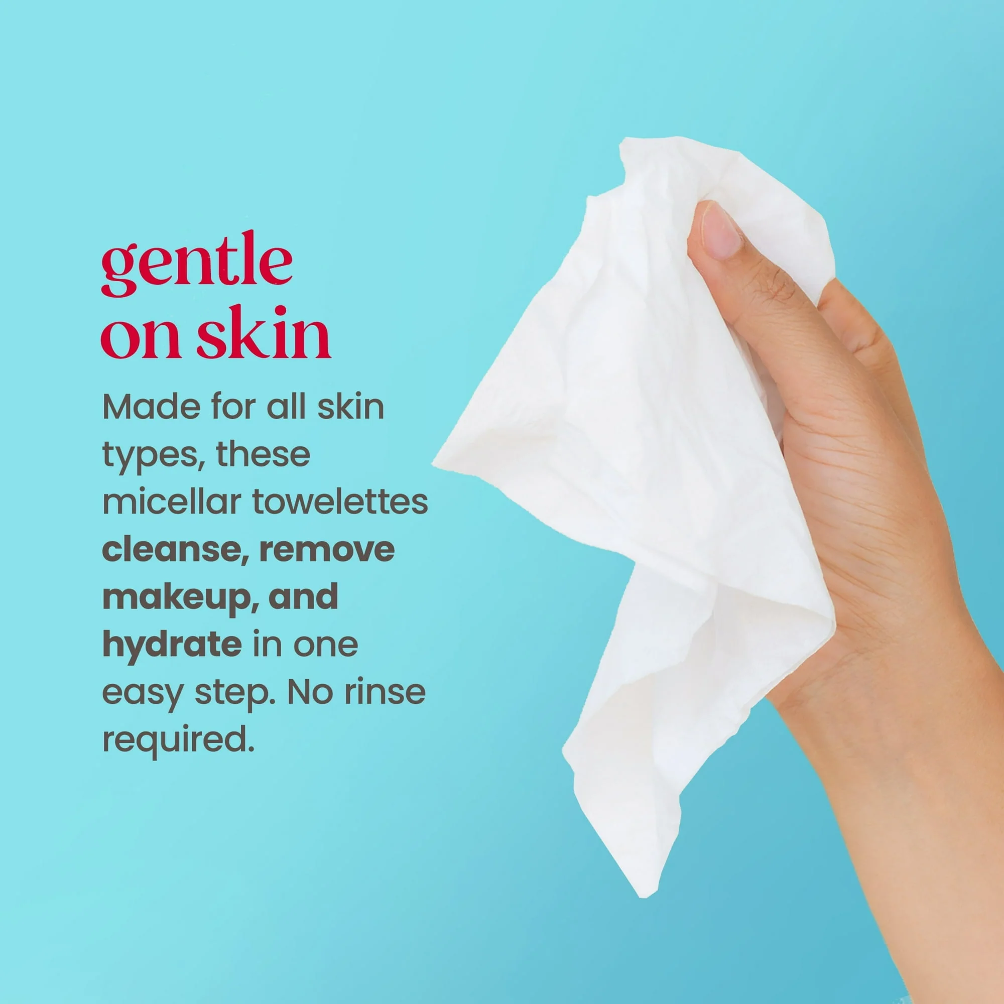Burt's Bees Micellar Coconut and Lotus Facial Towelettes, 30 Count - Image 3