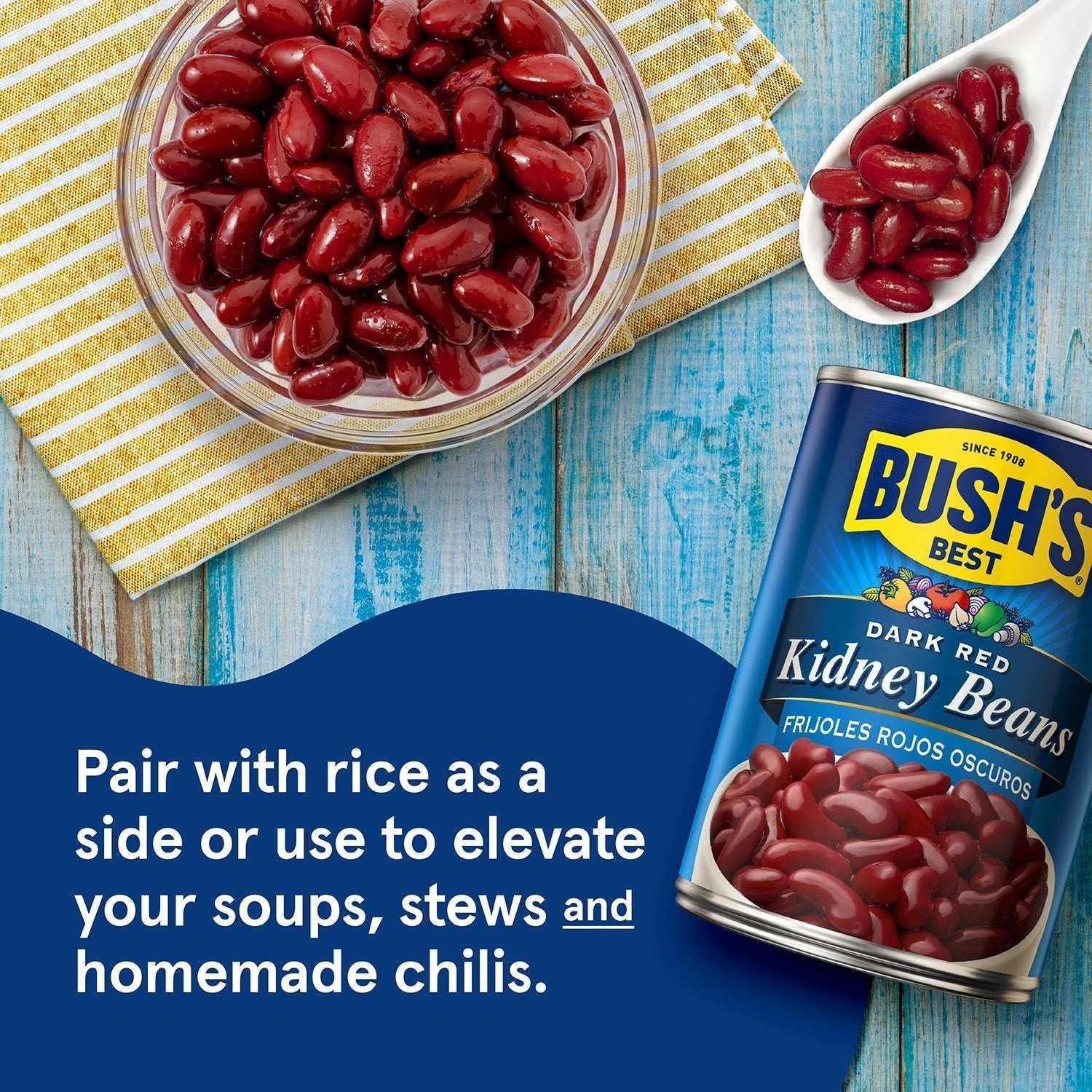 Bush's Dark Red Kidney Beans 16 oz., 6 pk. - Image 4
