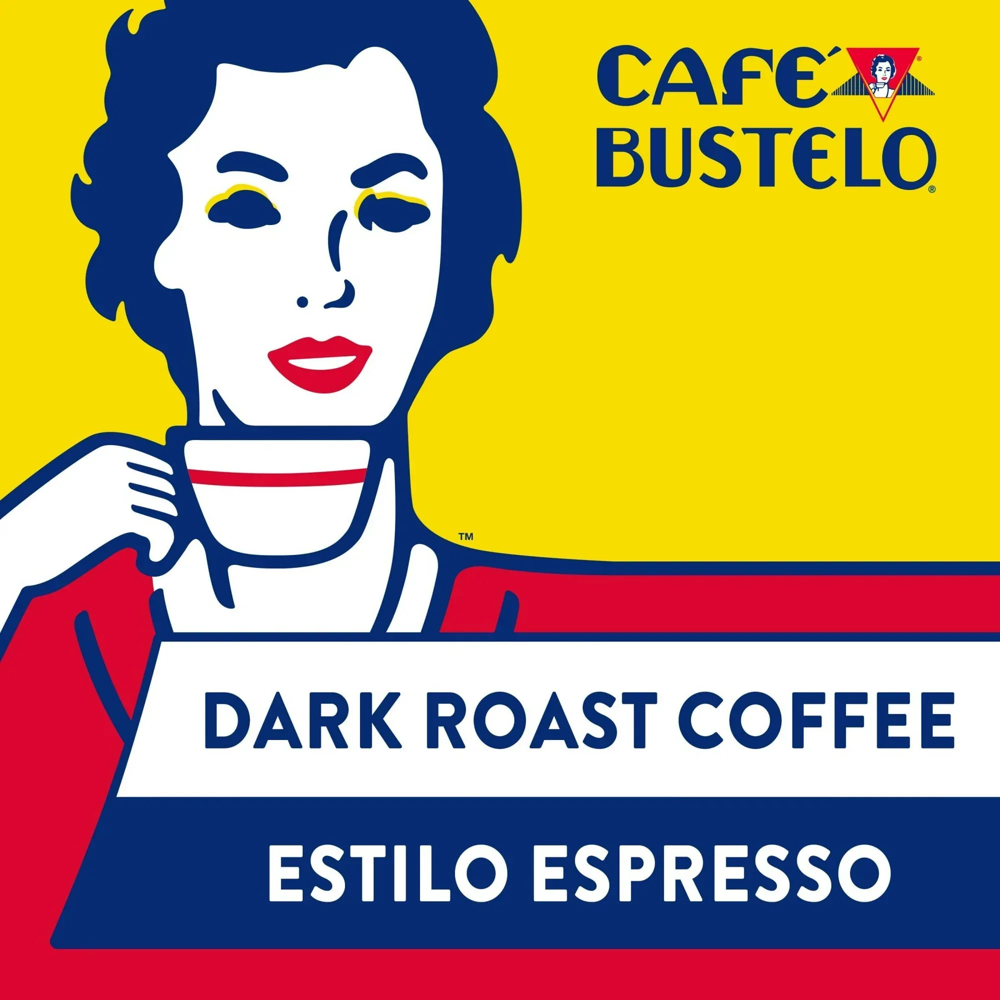 Cafe Bustelo, Espresso Style Dark Roast Ground Coffee, 10 oz Can - Image 2