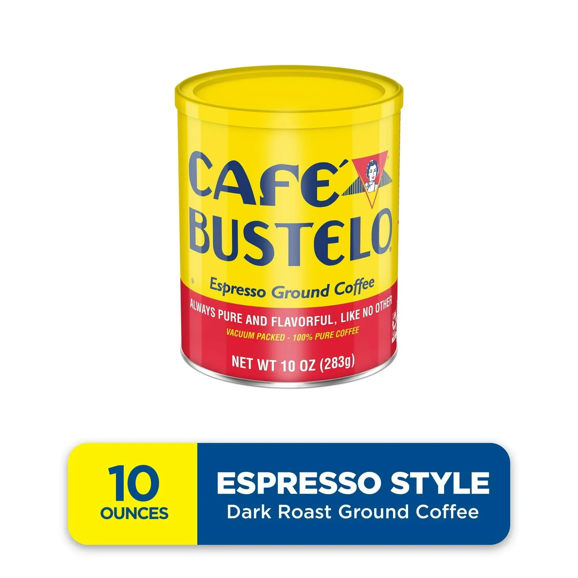 Cafe Bustelo, Espresso Style Dark Roast Ground Coffee, 10 oz Can - Image 6