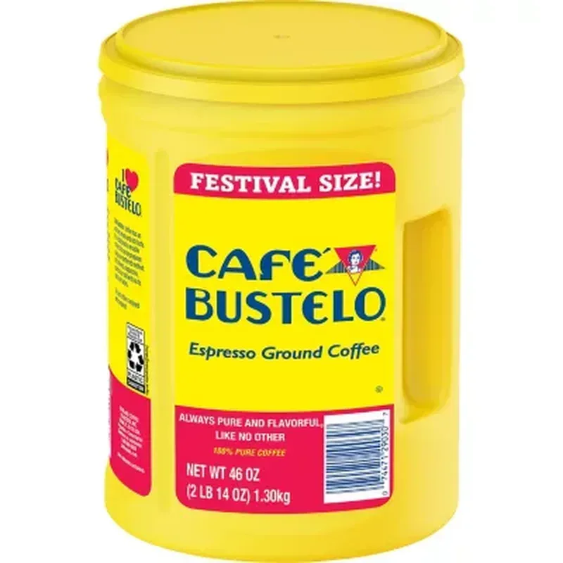 CafŽ Bustelo Festival Size Dark Roast Ground Coffee, Espresso (46 Oz.) - Image 2
