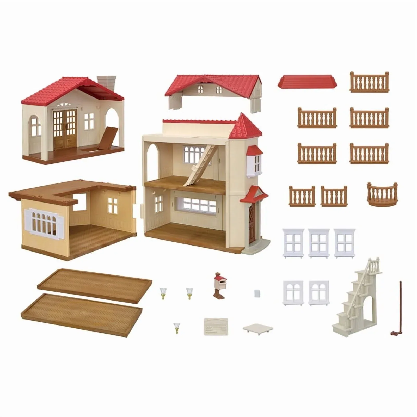 Calico Critters Red Roof Country Home - Secret Attic Playroom, Dollhouse Playset - Image 4