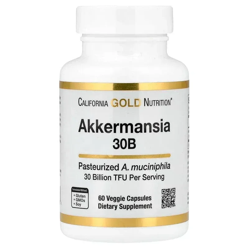 California Gold Nutrition, Akkermansia 30B, 60 Veggie Capsules
