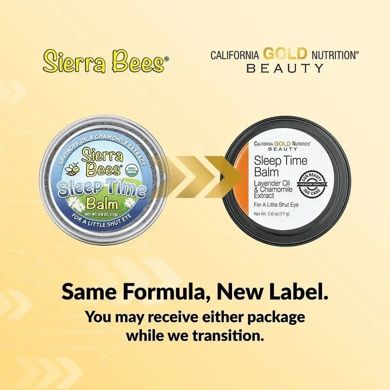 California Gold Nutrition, Beauty, Sleep Time Balm, Lavender & Chamomile, 0.6 oz (17 g) - Image 7