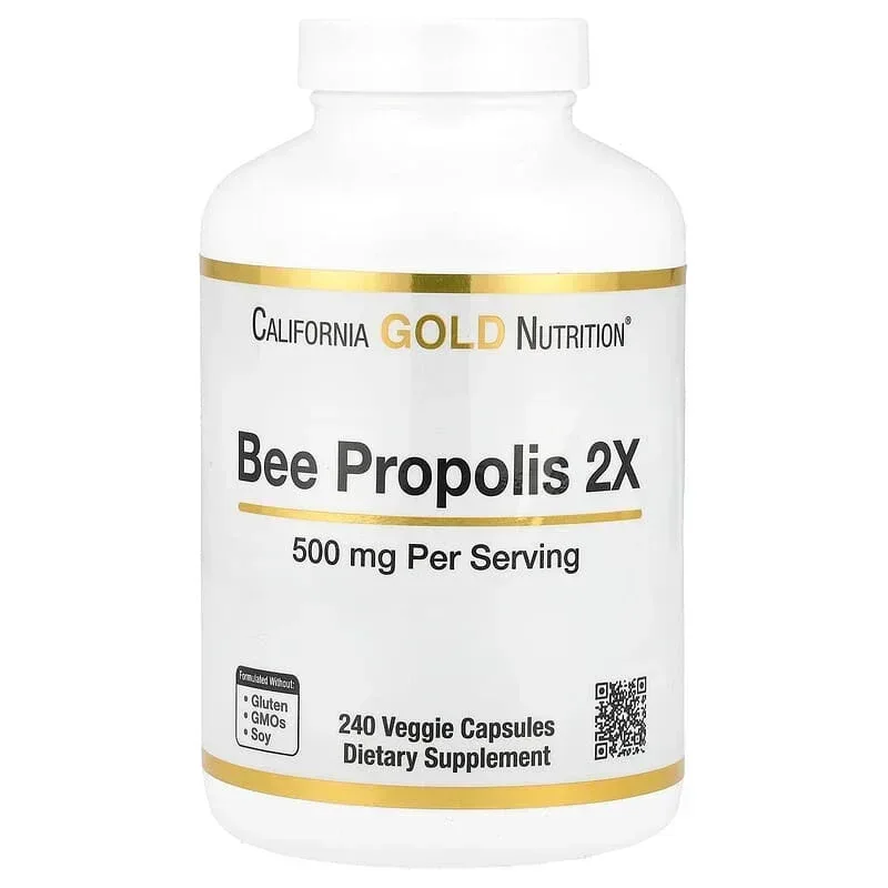 California Gold Nutrition, Bee Propolis 2X, Concentrated Extract, 500 mg - Image 6