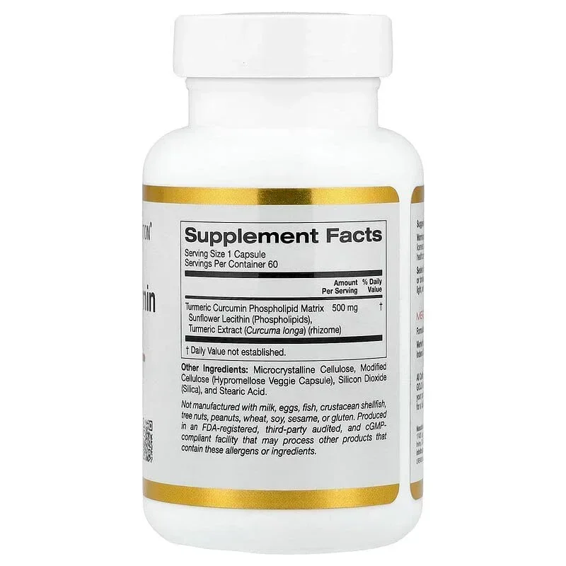 California Gold Nutrition, Phytosome, 300 mg, 60 Veggie Capsules - Image 2
