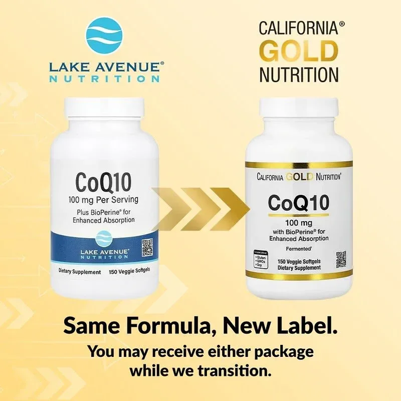 California Gold Nutrition, CoQ10 with Bioperine® Black Pepper Extract, 150 Veggie Softgels - Image 4