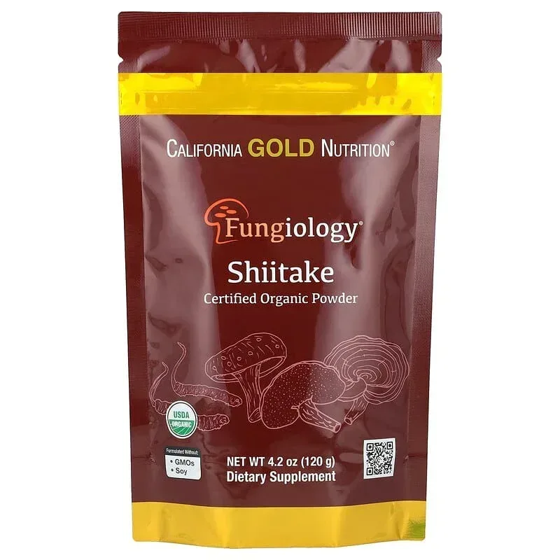 California Gold Nutrition, Fungiology®, Certified Organic Powder, 4.2 oz (120 g) - Image 31