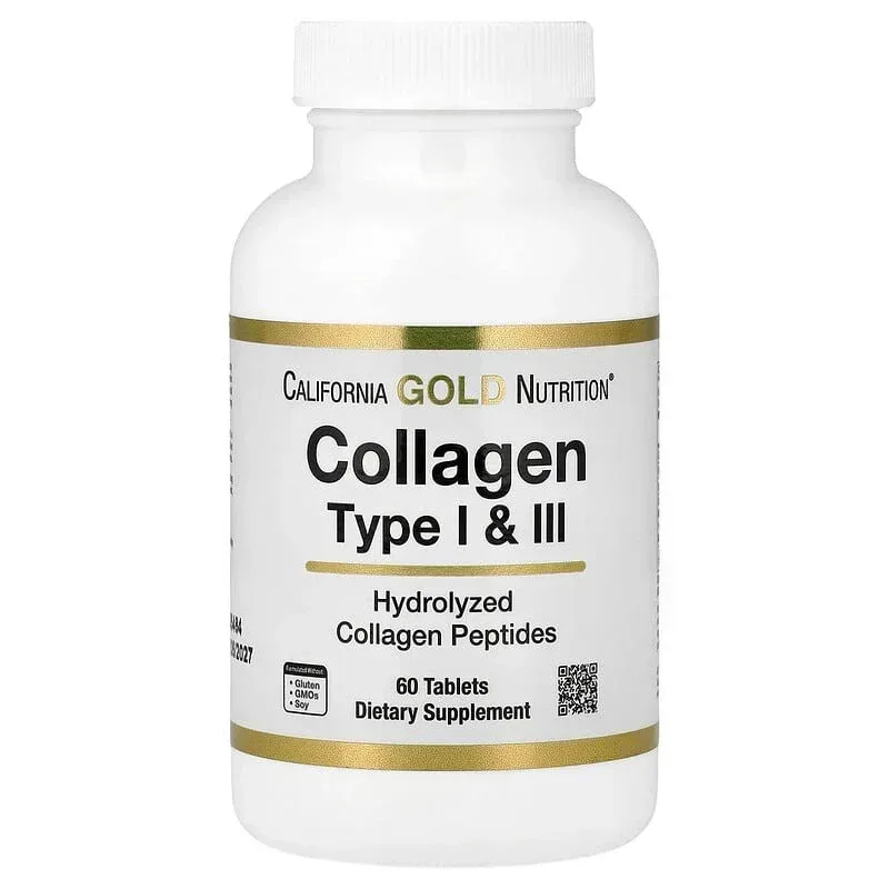 California Gold Nutrition, Hydrolyzed Collagen Type I & III