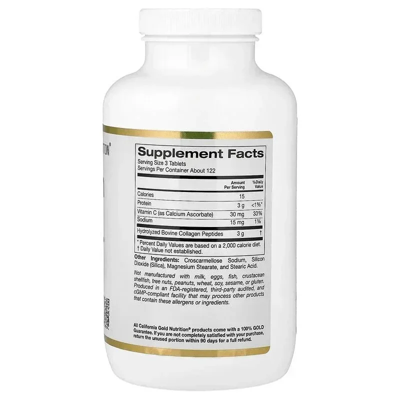 California Gold Nutrition, Hydrolyzed Collagen Type I & III - Image 8