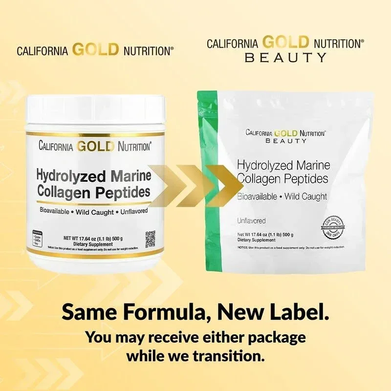 California Gold Nutrition, Hydrolyzed Marine Collagen Peptides, Unflavored - Image 11
