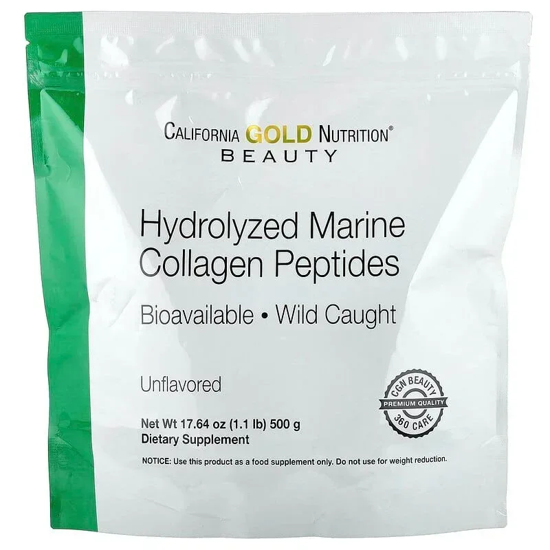 California Gold Nutrition, Hydrolyzed Marine Collagen Peptides, Unflavored - Image 7