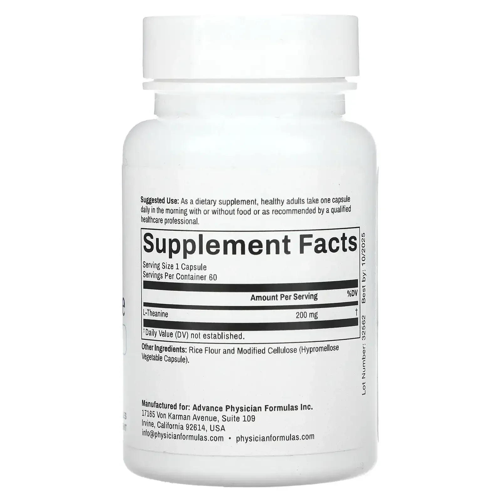 California Gold Nutrition, L-Theanine, Featuring AlphaWave, 100 mg, 30 Veggie Capsules - Image 8