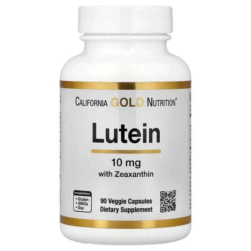 California Gold Nutrition, Lutein, 90 Veggie Capsules