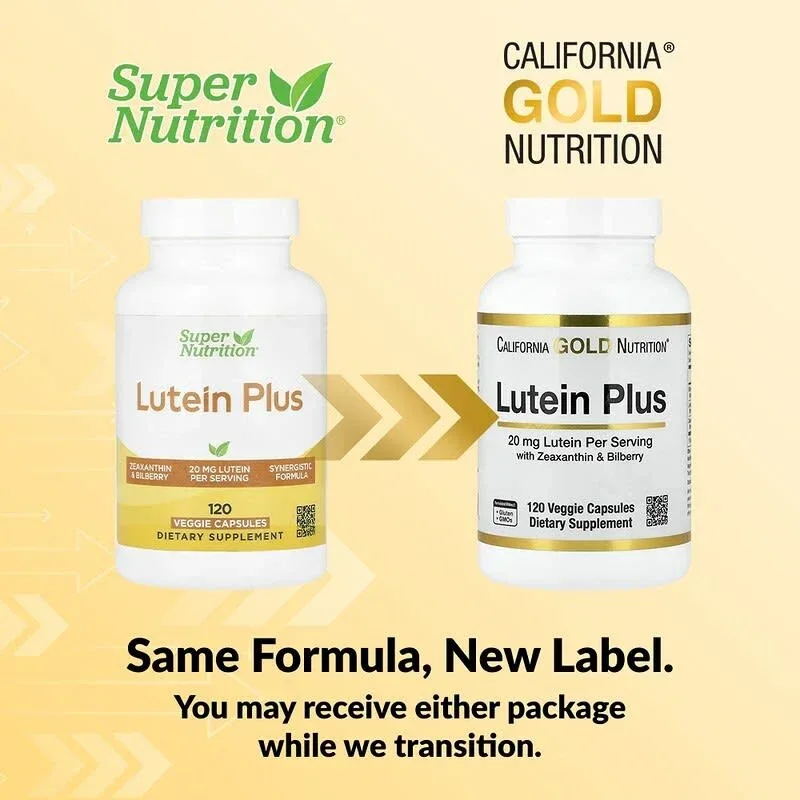 California Gold Nutrition, Lutein Plus with Bilberry Powder and Zeaxanthin, 120 Veggie Capsules - Image 4