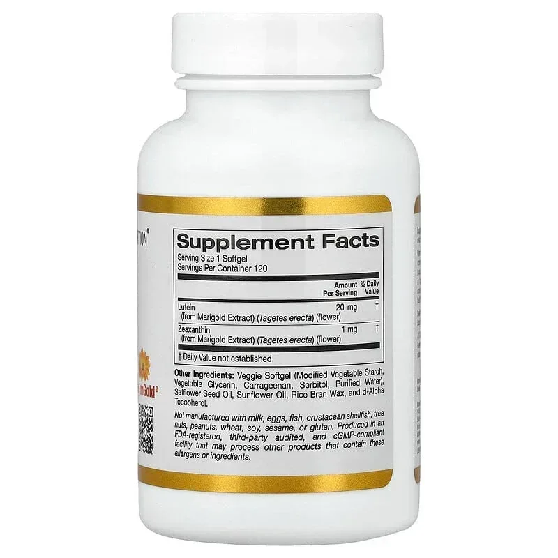 California Gold Nutrition, Lutein with Zeaxanthin from Marigold Extract - Image 7