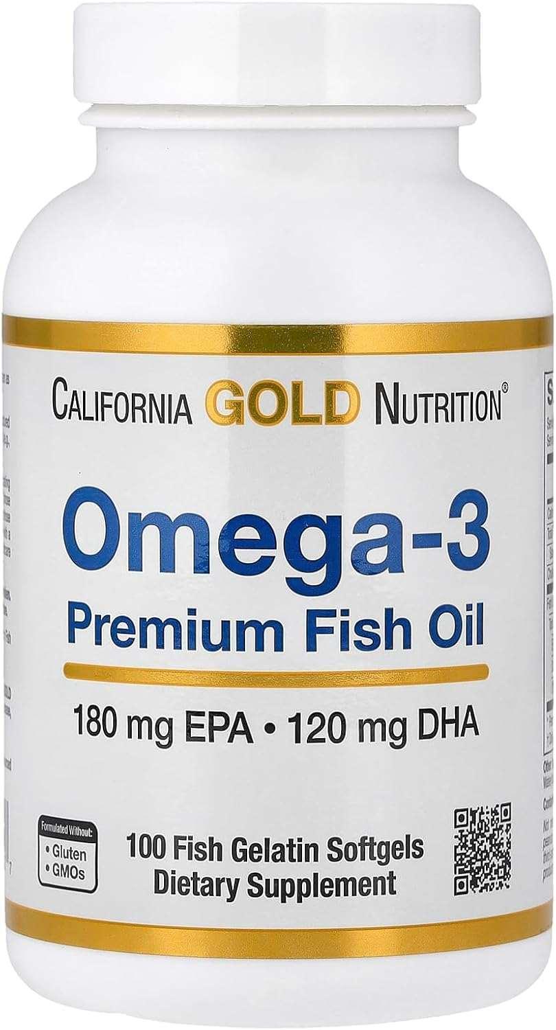 California Gold Nutrition, Omega-3, Premium Fish Oil, 240 Fish Gelatin Softgels - Image 6