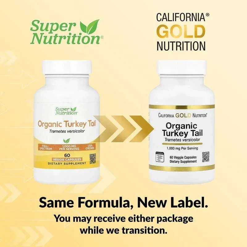 California Gold Nutrition, Organic Mushroom, 60 Veggie Capsules (0.5 g per Capsule) - Image 4
