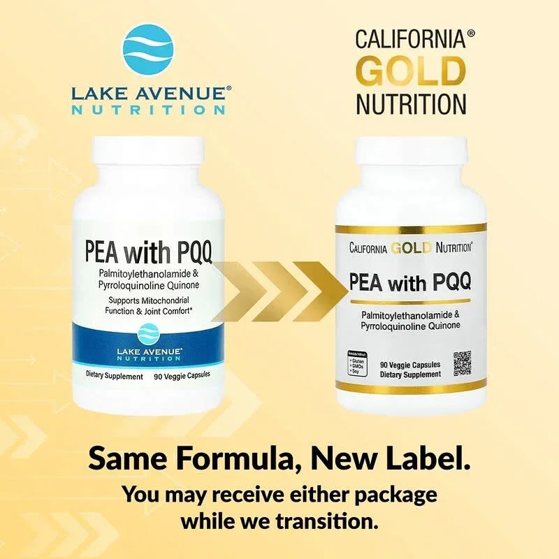 California Gold Nutrition, PEA 300 mg + PQQ 10 mg, 90 Veggie Capsules - Image 4