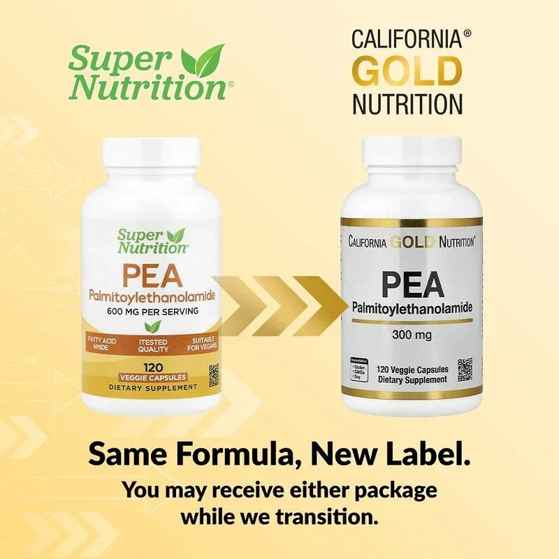 California Gold Nutrition, PEA (Palmitoylethanolamide), 120 Veggie Capsules (300 mg per Capsule) - Image 4