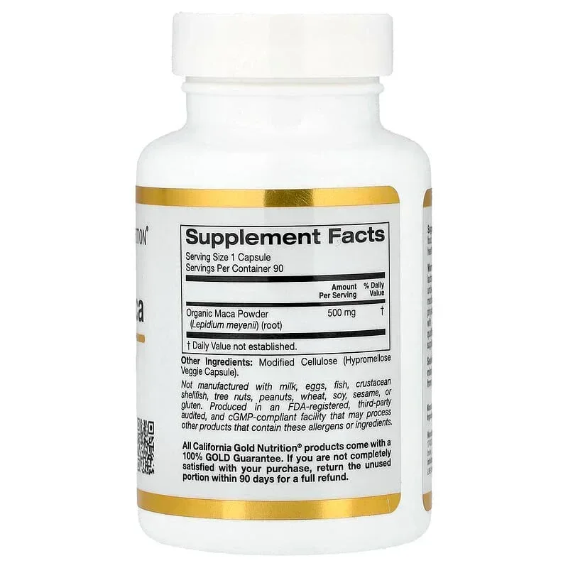 California Gold Nutrition, Peruvian Maca, 500 mg - Image 2